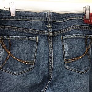 !It jeans diva size 30 low rise bootcut distressed